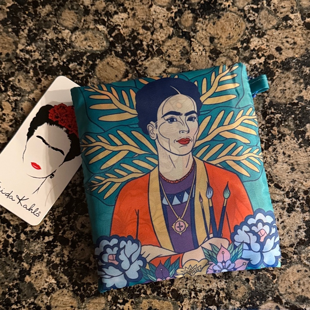 Frida Kahlo Artistic Tote Bag - Multicolor